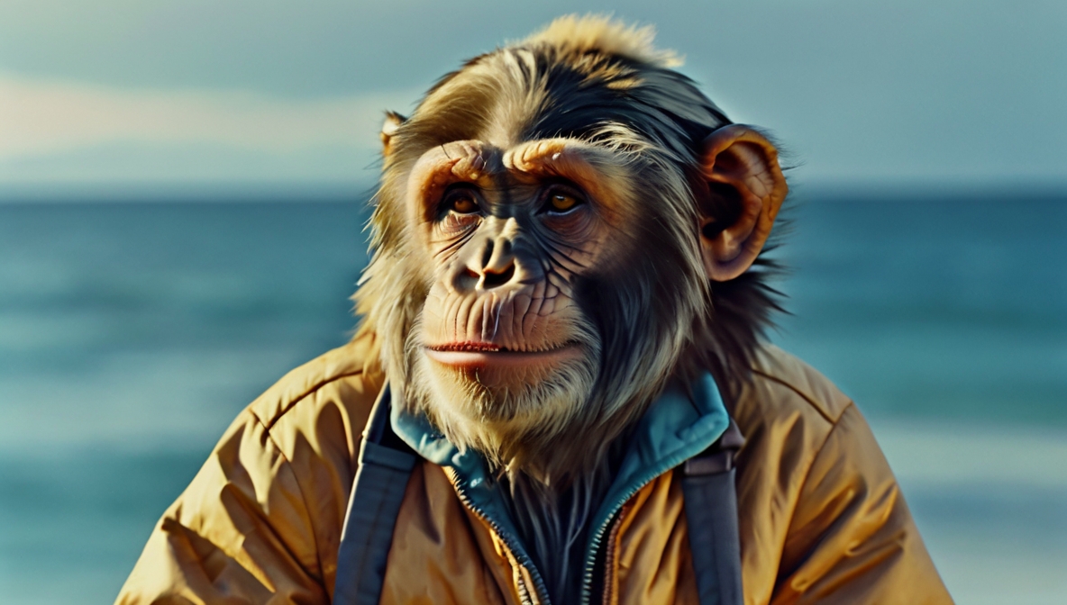 Chimpanzee illustration representing The Creative Amplifier